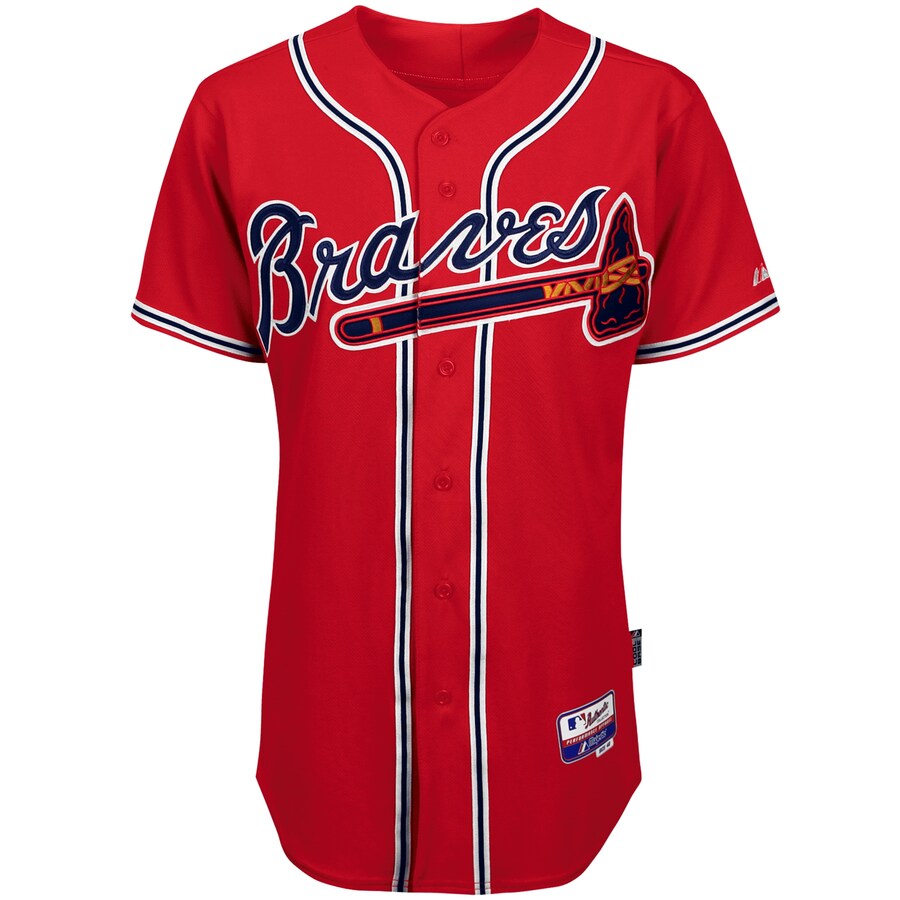 Atlanta Braves Majestic Big And Tall Cool Base Team Jersey – Red ...
