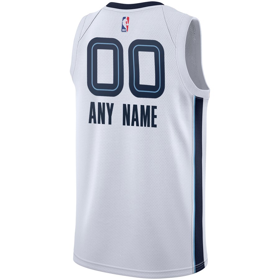 Memphis Grizzlies Nike Swingman Custom Jersey White – Association ...