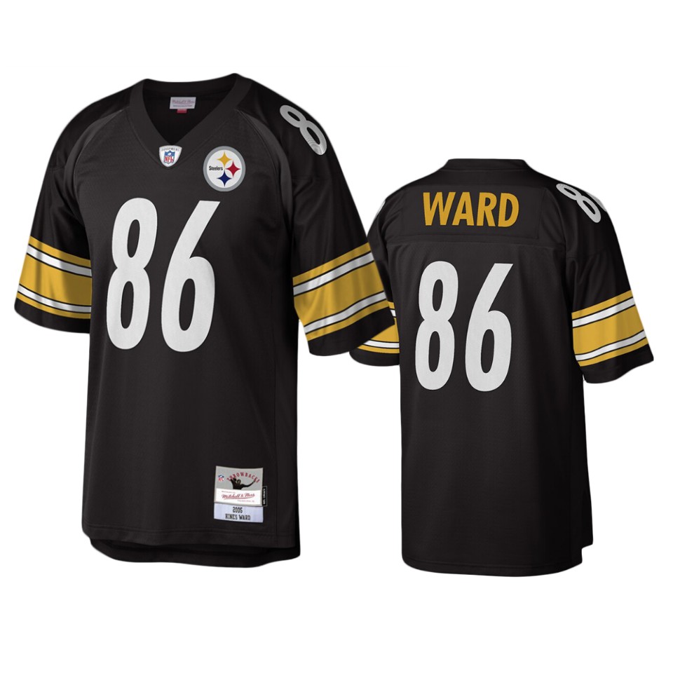 Pittsburgh Steelers Hines Ward Black Legacy Replica Jersey - Nyjerseys ...