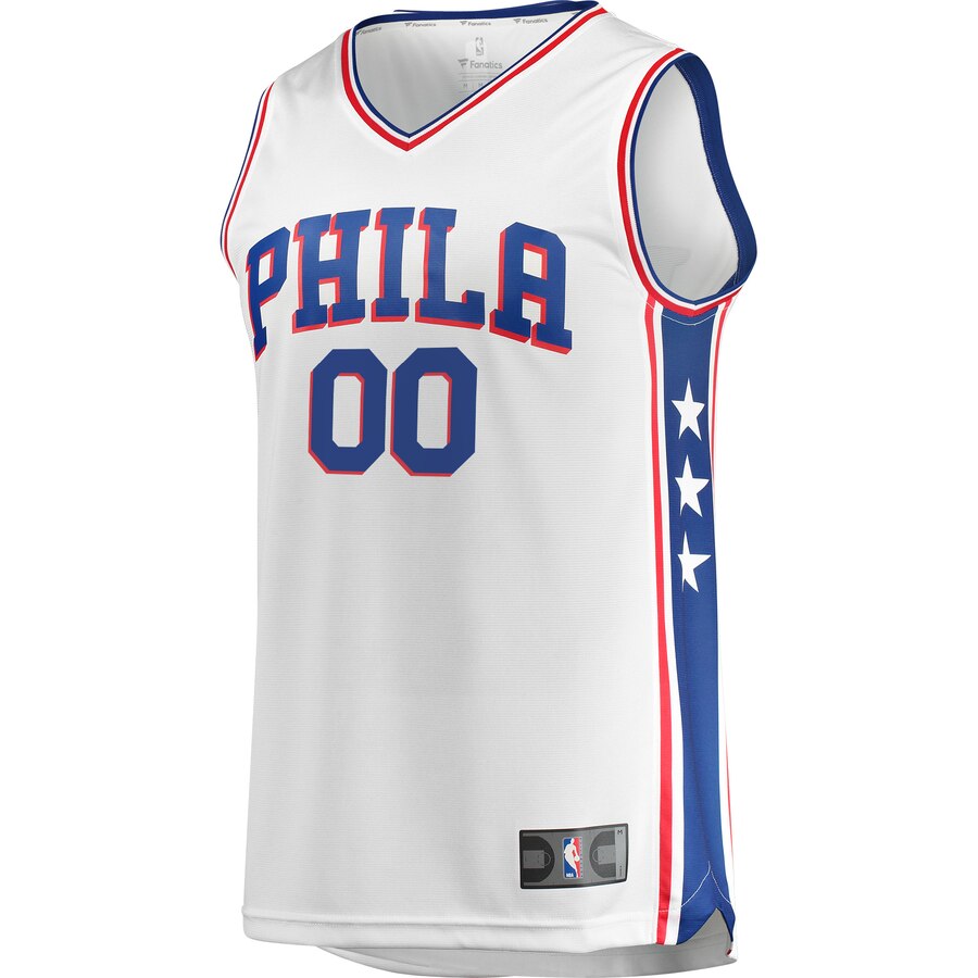 Philadelphia 76ers Fanatics Branded Fast Break Custom Replica Jersey ...