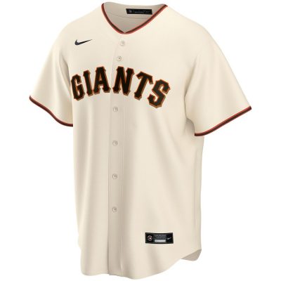 San Francisco Giants Nike Home 2020 Replica Custom Jersey - Cream ...