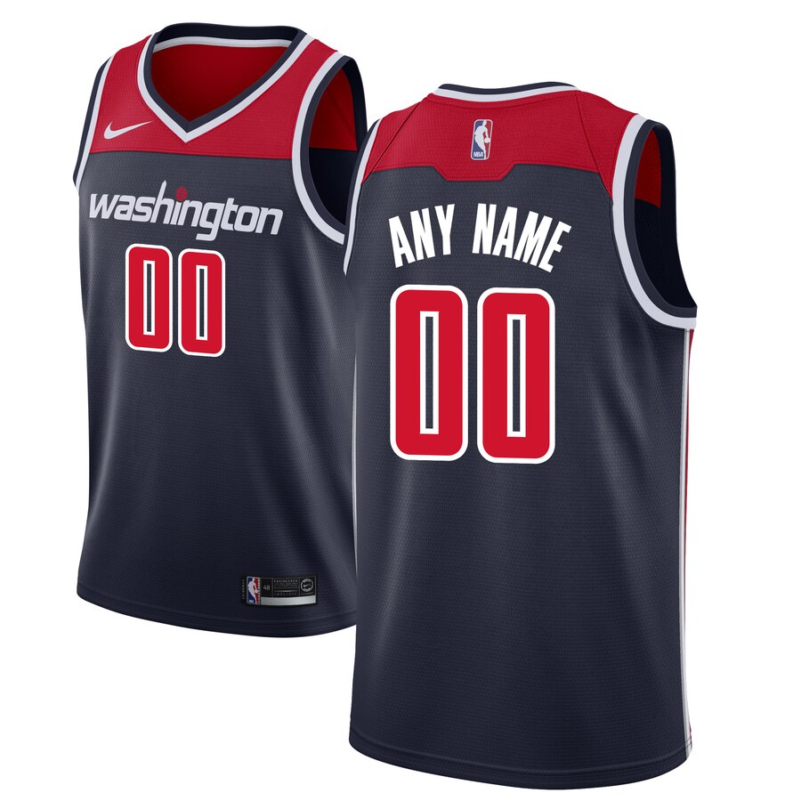 Washington Wizards Nike Custom Swingman Jersey Navy - Statement Edition ...