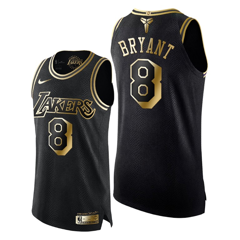 Kobe Bryant #8 Black Mamba Lakers Forever Legend Jersey ...