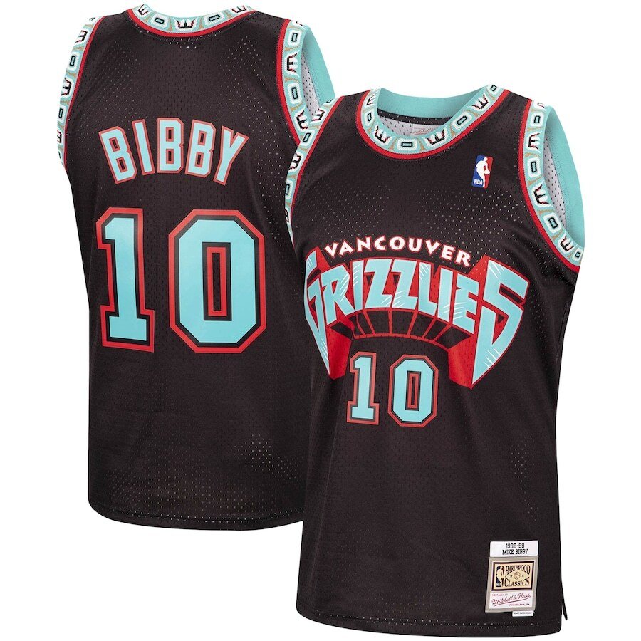 Mike Bibby Vancouver Grizzlies Mitchell & Ness 1998-99 ...