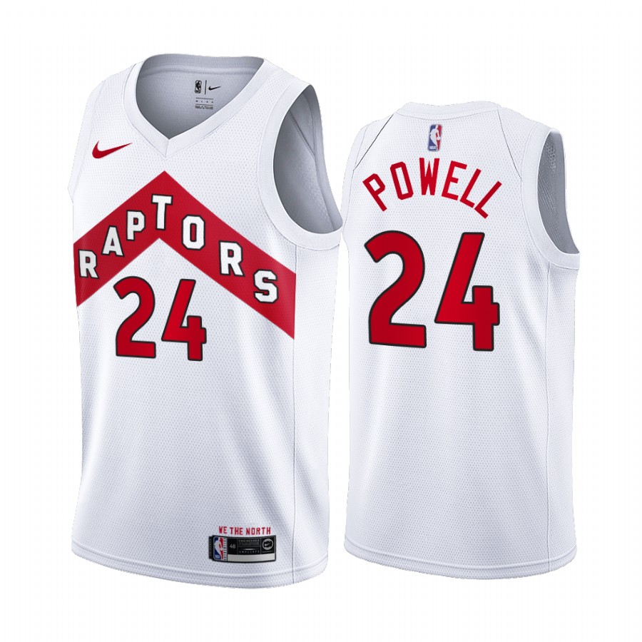 Norman Powell Toronto Raptors White Association Edition 2020-21 Jersey ...