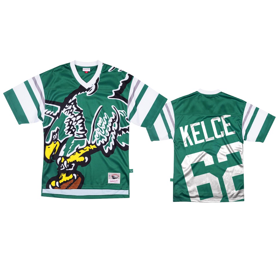 Eagles Jason Kelce Big Face Green Jersey Men’s – Www.nyjerseys.store