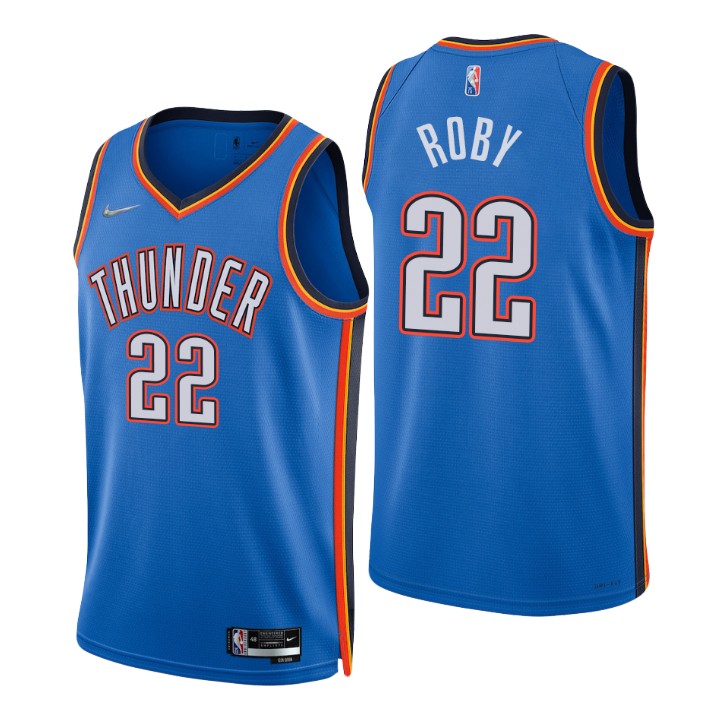 Oklahoma City Thunder Isaiah Roby 75th Anniversary Diamond Jersey Icon ...