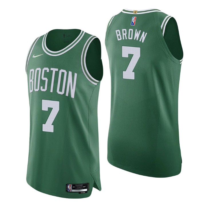 Boston Celtics Jaylen Brown 2021-22 75th Anniversary Authentic Jersey ...
