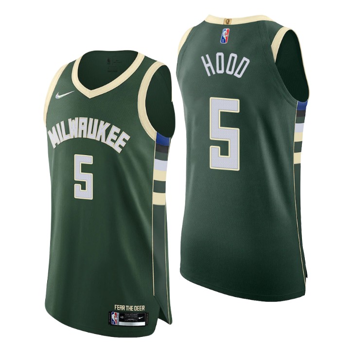 Milwaukee Bucks Rodney Hood 75th Anniversary Authentic Jersey Icon ...