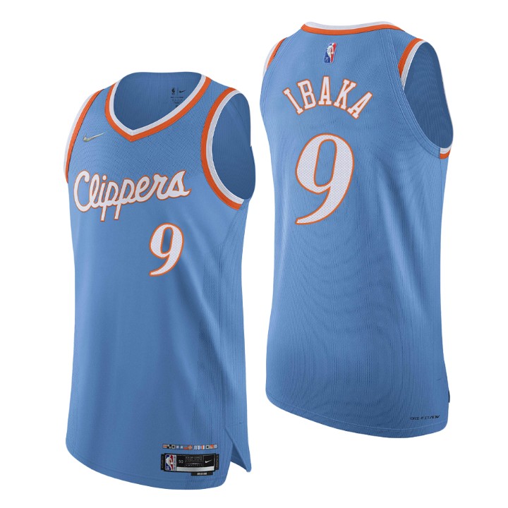 Los Angeles Clippers 2021-22 NBA 75TH Serge Ibaka Authentic Jersey City ...