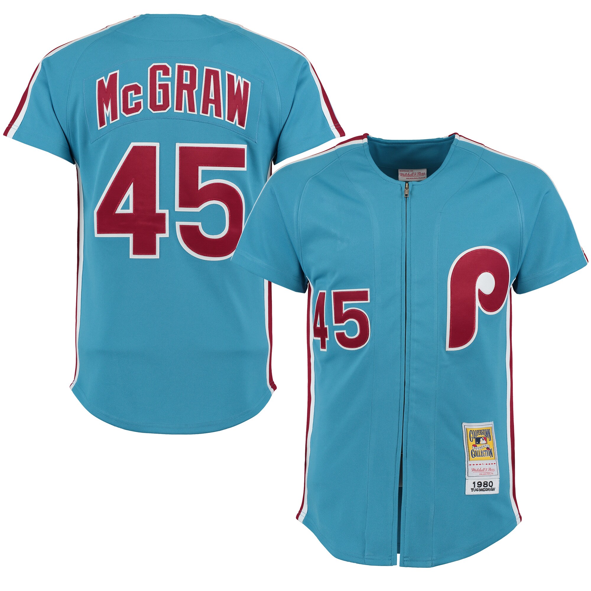 Tug McGraw Philadelphia Phillies Mitchell & Ness 1980 Throwback Player 