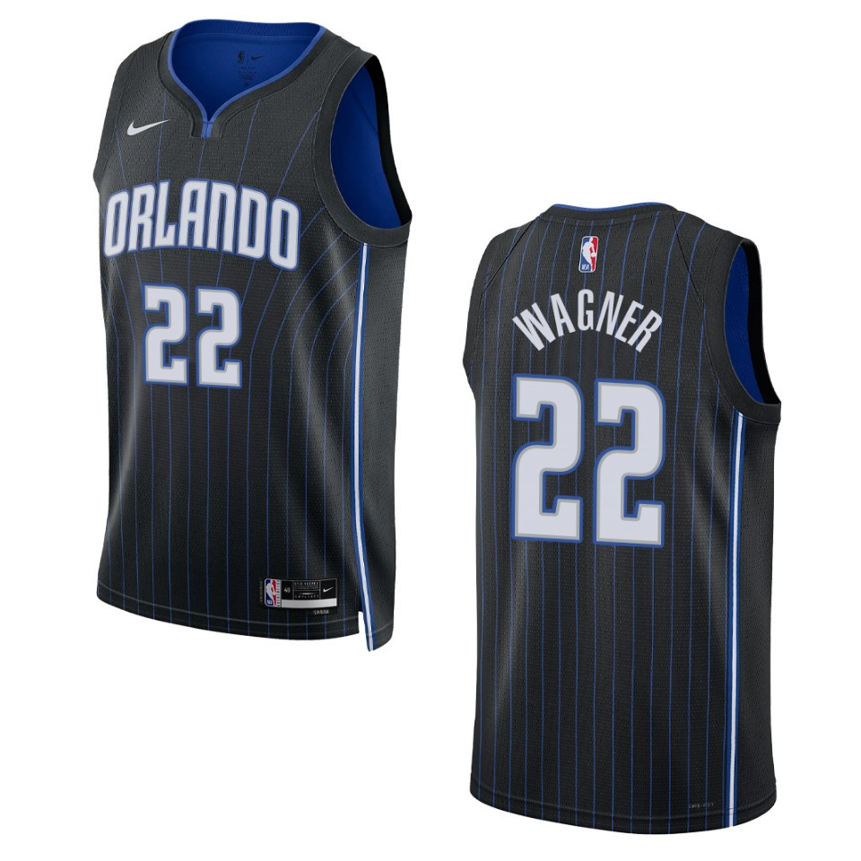 Franz Wagner Black Icon Edition 2022-23 Orlando Magic Swingman Jersey ...