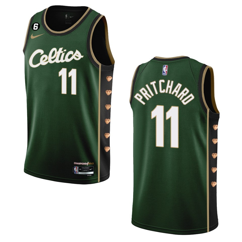 Boston Celtics Payton Pritchard 2022-23 City Edition Dark Green ...