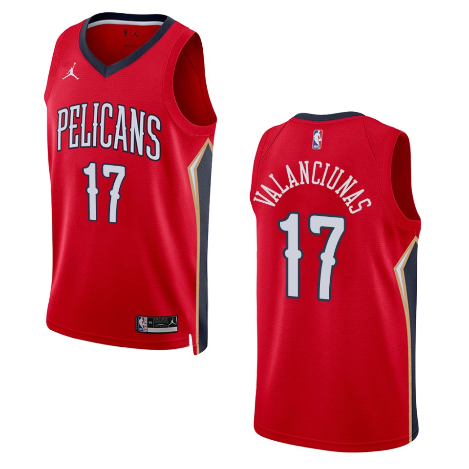 Jonas Valanciunas Statement Edition New Orleans Pelicans 2022-23 Red ...